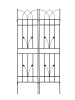 2 Pack Metal Garden Trellis 71" x 17.7" Rustproof Trellis for Climbing Plants Outdoor Flower Support Black