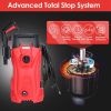 Electric High Pressure Washer 3000PSI Max 2.6GPM Powerful Car Washer Pressure Cleaner with Adjustable Spray Nozzle Soap Dispenser IPX5 Waterproof for