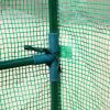 Outsunny 7' x 5' x 6.5' Walk-in Greenhouse, PE Cover, 3-Tier Shelves, Steel Frame Hot house, Roll-Up Zipper Door for Flowers, Vegetables, Saplings
