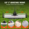 VEVOR 55Lbs Rolling Magnetic Sweeper with Wheels,Push-Type Magnetic Pick Up Sweeper, 24-inch Large Magnet Pickup Lawn Sweeper with Telescoping Handle