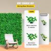 VEVOR Artificial Boxwood Panel 8pcs Boxwood Hedge Wall Panels Artificial Grass Backdrop Wall 24X16 4cm Green Grass Wall