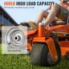 VEVOR Lawn Mower Tires, 15x6-6" Lawn Tractor Tires, 2-Pack Tire and Wheel Assemblies, Turf Pneumatic Tires with 3" Centered Hub and 3/4" Bushing Size