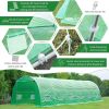 26' x 10' x 7' Greenhouse Large Gardening Plant Hot House Portable Walking in Tunnel Tent Green House for OutsideWinterHeavyDuty
