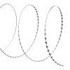 VEVOR Razor Wires, 98 ft Razor Barbed Wire, 2 Rolls Razor Wire Fencing Razor Fence, Razor Ribbon Barbed Wire Galvanized Razor Wire Fence