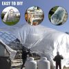 VEVOR Greenhouse Film 20 x 28 ft, Greenhouse Polyethylene Film 6 Mil Thickness, Greenhouse Plastic Greenhouse Clear Plastic Film UV Resistant
