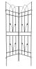 2 Pack Metal Garden Trellis 71" x 17.7" Rustproof Trellis for Climbing Plants Outdoor Flower Support Black
